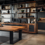 Meble na wymiar w stylu loftowym – metal, drewno i ciemne akcenty